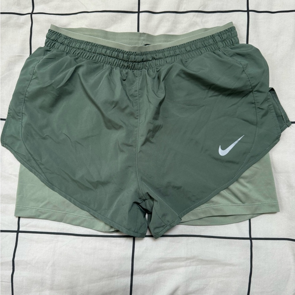 Nike Army Green Running Shorts